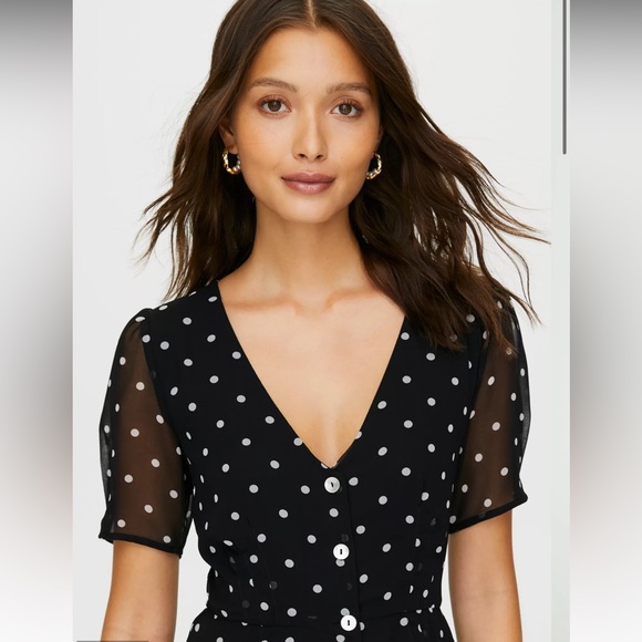 WILFRED polka dot blouse - Picture 1 of 4